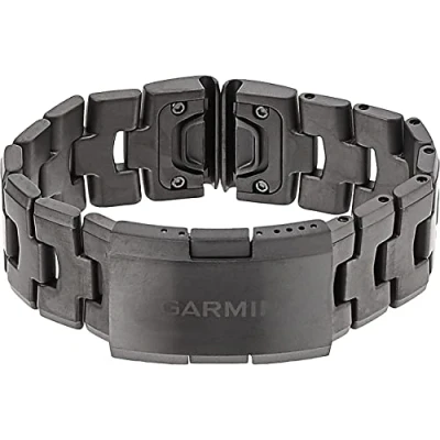 Afbeelding van Garmin Quick Release Titanium Horlogebandje 22mm Polsbandje Wearablebandje Carbon Grey DLC