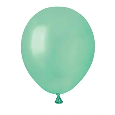 Afbeelding van Ciao Set van 100 ballonnen natuurlijk latex, premium kwaliteit, A50 (diameter 13 cm, aquamarijngroene parel)