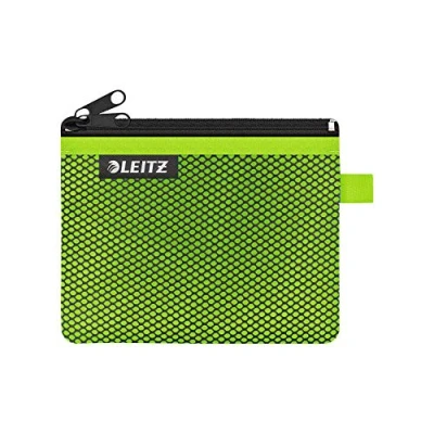 Afbeelding van Leitz WOW Pennenetui met ritssluiting, van nylon, wasbaar, type portemonnee, klein (14 x 10,5 cm) groen