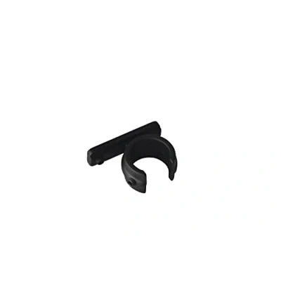 Afbeelding van GARDINIA Ringadapter voor universele beugels gordijnroedes Ø 20 mm, 2 stuks, Chicago serie, metaal, matzwart