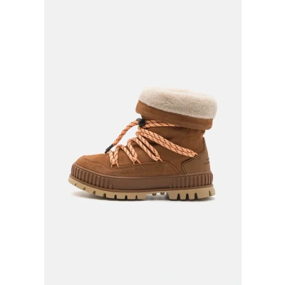 Afbeelding van Palladium Pallashock Hiver Unisex Veterboots, Maat: 37, Dear brown Veloursleer