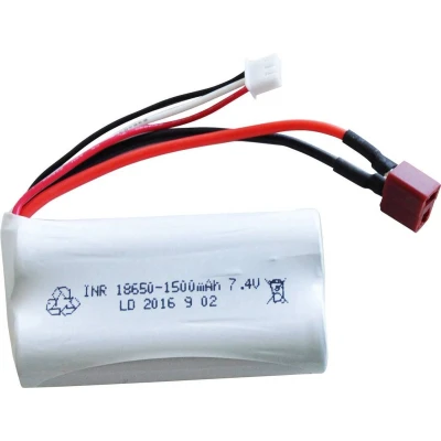 Afbeelding van Amewi Li ion accupack 7.4 V 1500 mAh Aantal cellen: 2 Racingpack T stekkersysteem