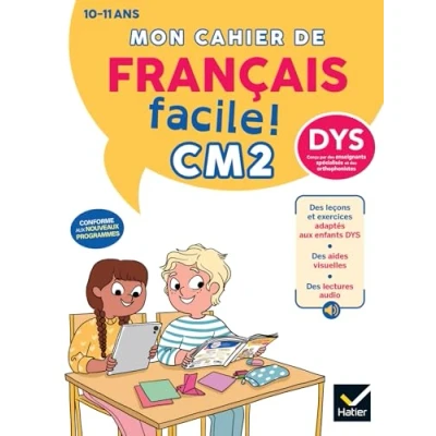 Afbeelding van MON CAHIER DE FRANCAIS FACILE DYS CM2