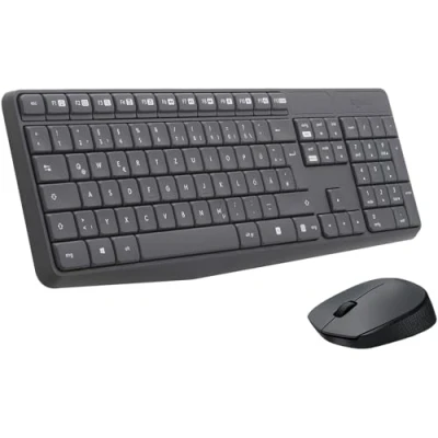 Image de Logitech MK235 ensemble clavier et souris allemand