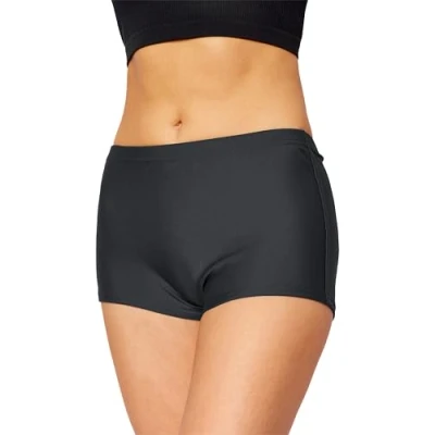 Afbeelding van Merry Style HI Leila Dames Zwembroek Zwemshorts Bikinibroekje Elastische tailleband Polyamide &amp; Elastaan Grafiet (9154) 46