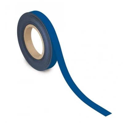 Afbeelding van Magneetband MAUL beschrijf wisbaar 10mx20mmx1mm blauw