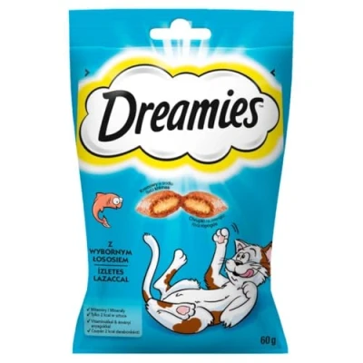 Afbeelding van Snack for Cats Dreamies Snoepgoed Zalm 60 L g