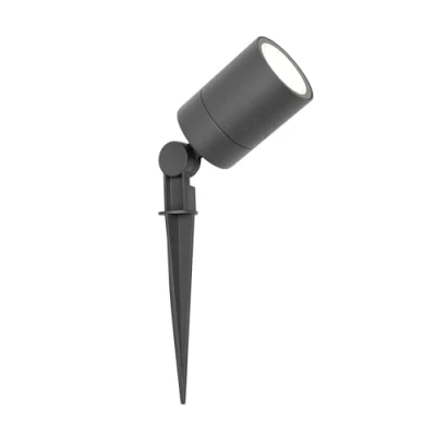 Afbeelding van Ledvion LED Prikspots, Aluminium Antraciet, IP65, 5W, 6500K, 1M Kabel, Spots, Tuinspots