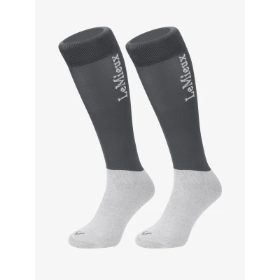 Image de LeMieux Chaussettes Concours Gris M
