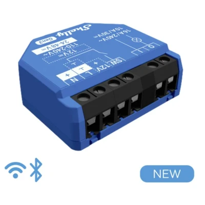 Afbeelding van Shelly 1 Gen3 Gateway, Schakelactor Bluetooth, WiFi