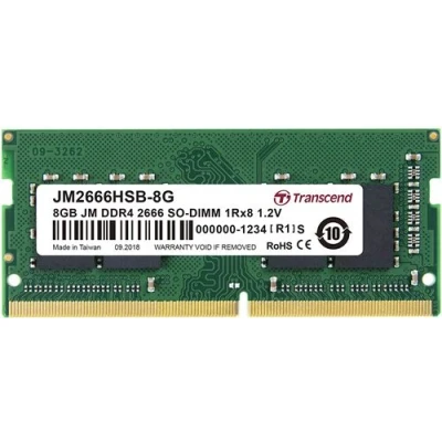 Image de Transcend DDR4 module 8 Go SO DIMM 260 broches 2666 MHz / PC4 21300 CL19 1.2 V mémoire sans tampon non ECC