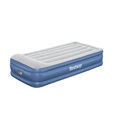 Afbeelding van luchtbed tritech 46 cm twin AC blauw/grijs