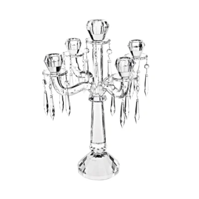 Afbeelding van Villeroy &amp; Boch Retro Accessories Kroonluchter met 5 takken van helder glas, 43 cm