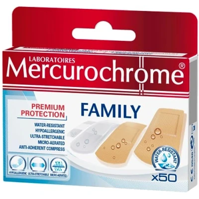 Afbeelding van Mercurochrome Pleister Family 50