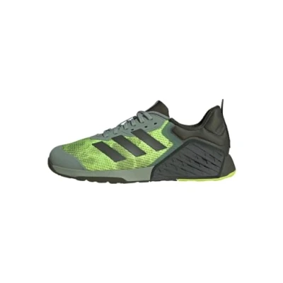 Afbeelding van adidas Performance Dropset 3 Trainer Unisex Trainingsschoen, Maat: 40, Silver green/night cargo/lucid lemon Textiel/ synthetisch