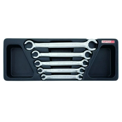 Afbeelding van TOPTUL GAAT0502 Gereedschapmodule 5 8х9, 10х11, 12х13, 14х17, 19х22 136 364 Chroom vanadium staal