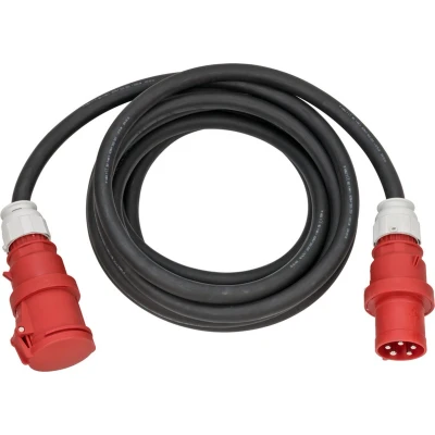 Afbeelding van Brennenstuhl CEE Verlengkabel IP44 (20m kabel, H07RN F 5G16,0, 400V/63A 5 polig met stekker en koppeling, voor buiten IP44, Made in Germany) zwart