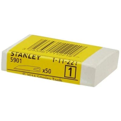 Image de STANLEY 1 11 221 couteau hobby de rechange 5901 en boîte (50 pcs)