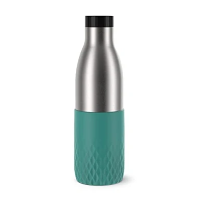 Afbeelding van Emsa N3111200 Bludrop Sleeve Waterfles 0.7L Groen/Rvs/Zwart