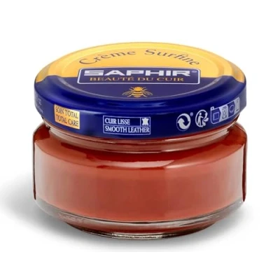 Afbeelding van Saphir Creme Surfine (schoenpoets) Licht Havana