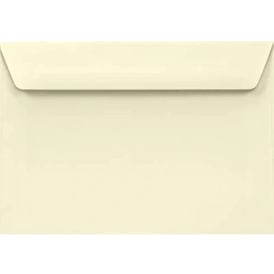Afbeelding van Netuno 100 crèmekleurige enveloppen, 114 x 162 mm, C6, 120 g, zonder venster, hoge kwaliteit, decoratieve enveloppen voor uitnodigingen, verjaardag, feest, bruiloft, wenskaarten, papier,