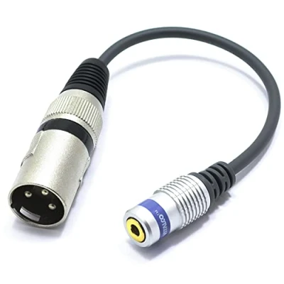 Afbeelding van TRRS naar XLR Vitalco Mini Jack 3,5 vrouwelijk mannelijk 3 pins microfoonadapter