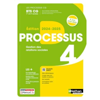 Afbeelding van PROCESSUS 4 BTS CG 1ERE ET 2EME ANNEE MANUEL