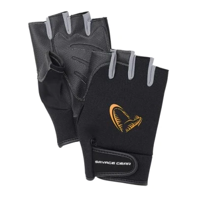 Image de Savage Gear Neoprene Half Finger M Gants pêche