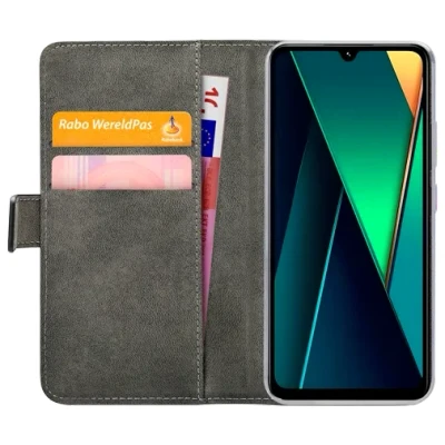 Afbeelding van Mobilize PU leer Book Case Zwart Motorola Moto G75 5G