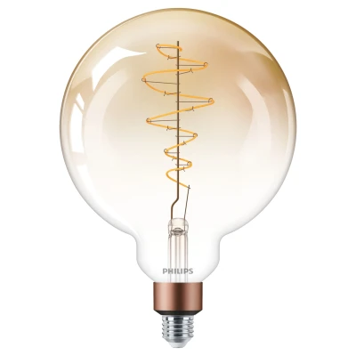 Afbeelding van Philips Vintage LED 40W E27 G200 CL Amber