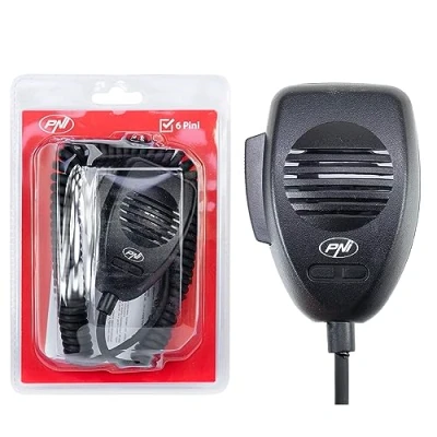 Afbeelding van PNI CDS06 condensatormicrofoon, 6 polig, voor CB radio, compatibel met radio President, Midland, Albrecht