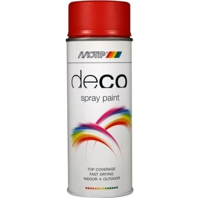 Afbeelding van Motip Deco Spray Paint 3000 Flame Red