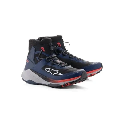 Afbeelding van Alpinestars Speedforce XR Blauw Zwart Fluo Rood Grijs Motorschoenen Maat 46 Laars