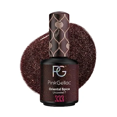 Afbeelding van Pink Gellac 333 Oriental Spice Gel Lak 15ml Bruine Gellak Nagellak Gelnagels Producten Nails
