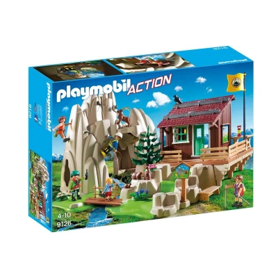 Afbeelding van PLAYMOBIL Bergbeklimmers met berghut 9126