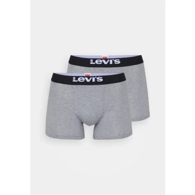 Afbeelding van Levi&#039;s Solid Boxerslips Set van 2 Men&#039;s S Veelkleurig / Middle Grey Melange