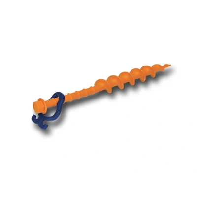 Afbeelding van Peggy Peg Schroefharing XL Kunststof Set Oranje Blauw Tent Haringen