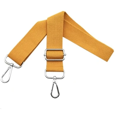 Afbeelding van Tasriem, verstelbare schouderriem, breedte 3,9 cm, met zilveren karabijnhaak, draagriem voor dames, handtassen, tassen, oranje, Q1