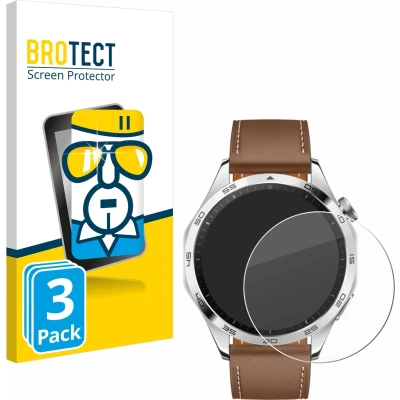 Afbeelding van BROTECT Gehard glazen schermbeschermer, Smartwatch beschermfolie, Transparant