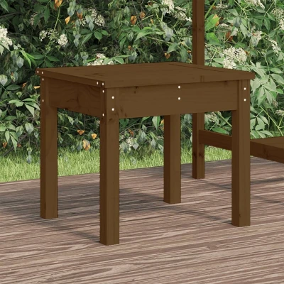 Afbeelding van Tuinbank 50x44x45 cm massief grenenhout honingbruin