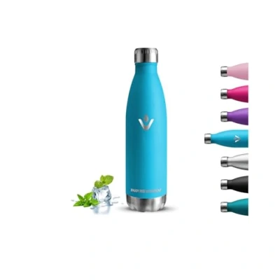 Image de bouteille isotherme en acier inoxydable 18/8, thermique pour écoles, camping, fitness, bureau, voyage 750 ml