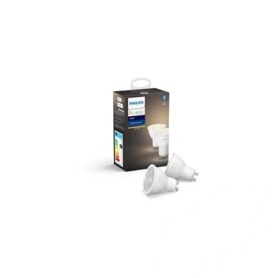 Afbeelding van Philips Hue spot warmwit licht 2 pack GU10
