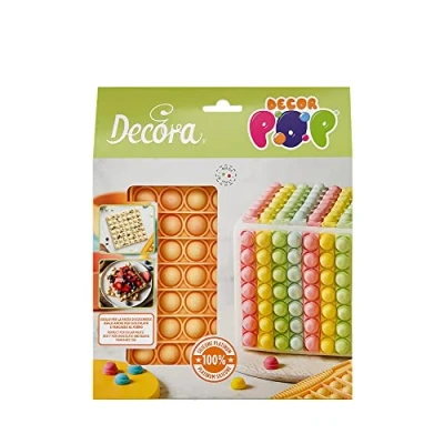 Afbeelding van Decora Silicone Mal DecorPop vierkant 19x17cm