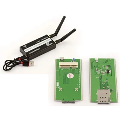 Image de Adaptateur MiniPCIe vers USB pour module WWAN LTE Avec support carte SIM Compatible 3G 4G