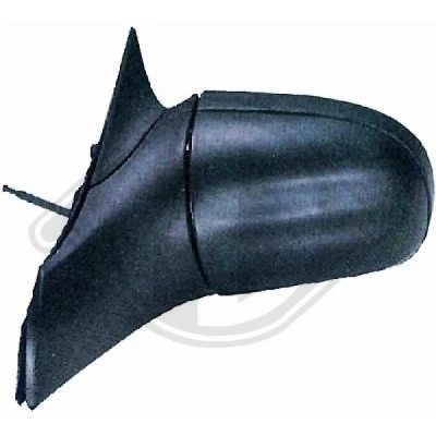 Afbeelding van Buitenspiegel Diederichs 1812025 Links Vlak, voor manuele spiegelverstelling OPEL: Corsa B Hatchback