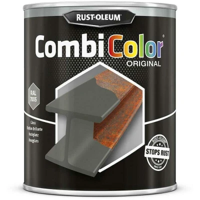 Afbeelding van CombiColor Hoogglans Marinegrijs 750 ML