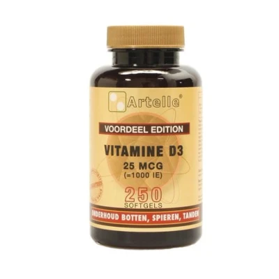 Afbeelding van Artelle Vitamine D3 25mcg 250st