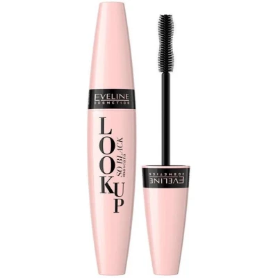 Afbeelding van Eveline Cosmetics Look Up So Black Mascara Zwart Kam