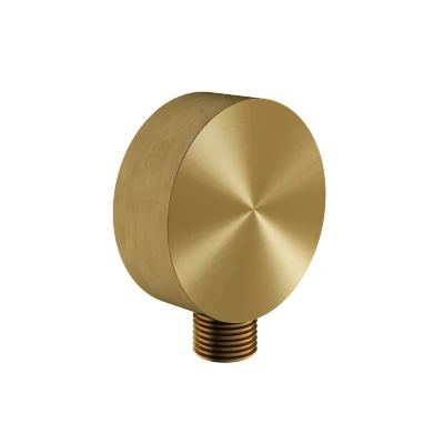 Afbeelding van HotBath Archie Wanduitlaat Geborsteld Messing PVD AR500BBP