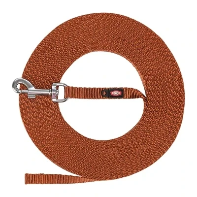 Afbeelding van TRIXIE HONDENRIEM SLEEPLIJN EXTRA LICHT ROEST BRUIN XS/S 10 MTR X 1 CM